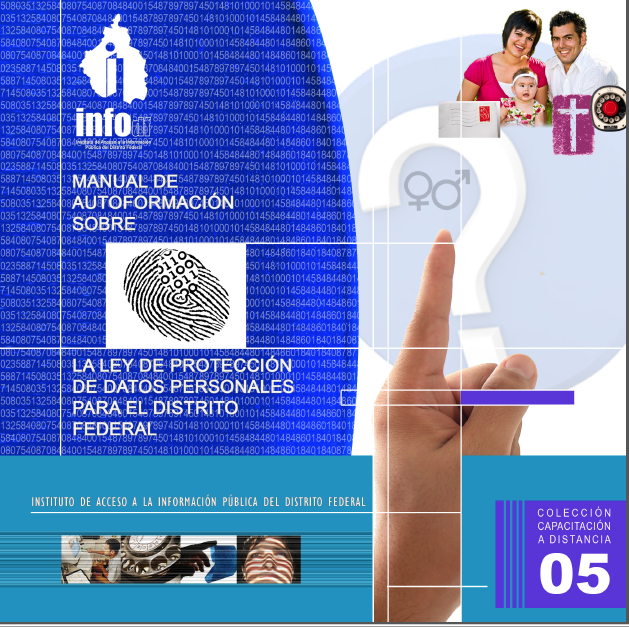 Portada de Manual de autoformación sobre la Ley de Protección de Datos Personales para el Distrito Federal